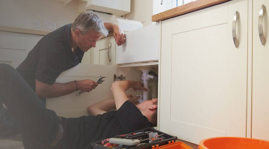Professional burst pipe repair services in Randlett, UT